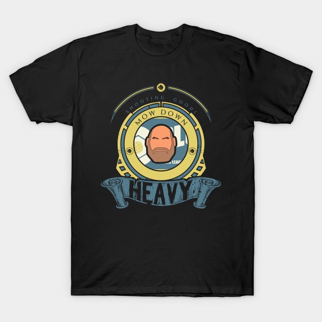 Heavy - Blue Team T-Shirt by FlashRepublic